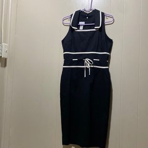 Althuser black and cream dress size 6
